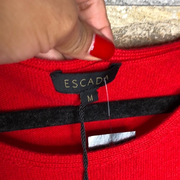 ‼️SOLD‼️ESCADA Savi Wool & Cashmere-Blend Sweater - Picture 5 of 7